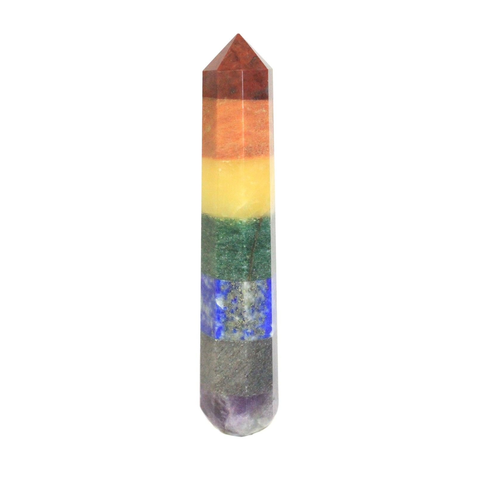 restorative energy massage wand chakra gemstones Restorative Energy Massage Wand Chakra Gemstones