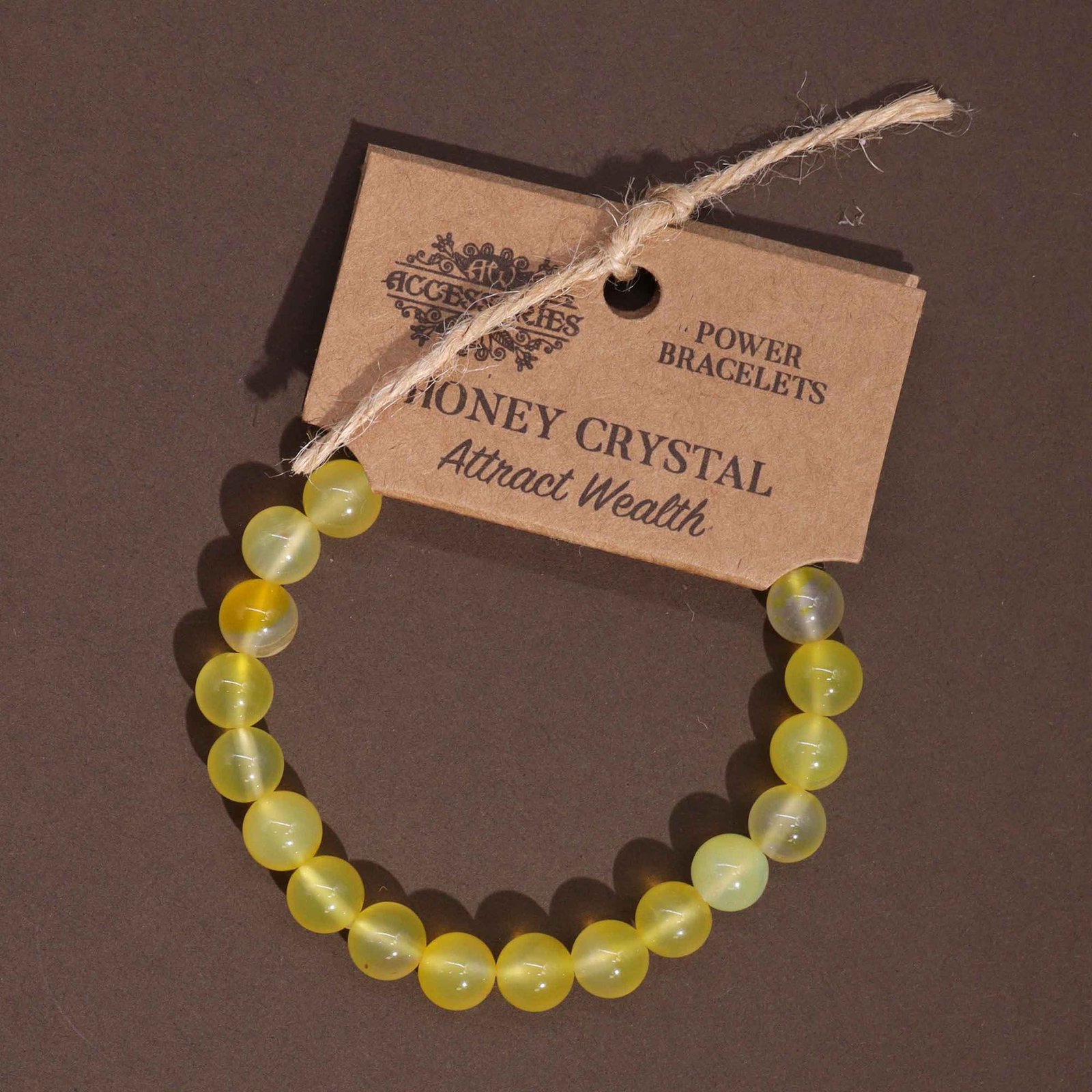 creativity power bracelet golden honey crystal Creativity Power Bracelet Golden Honey Crystal - Image 3