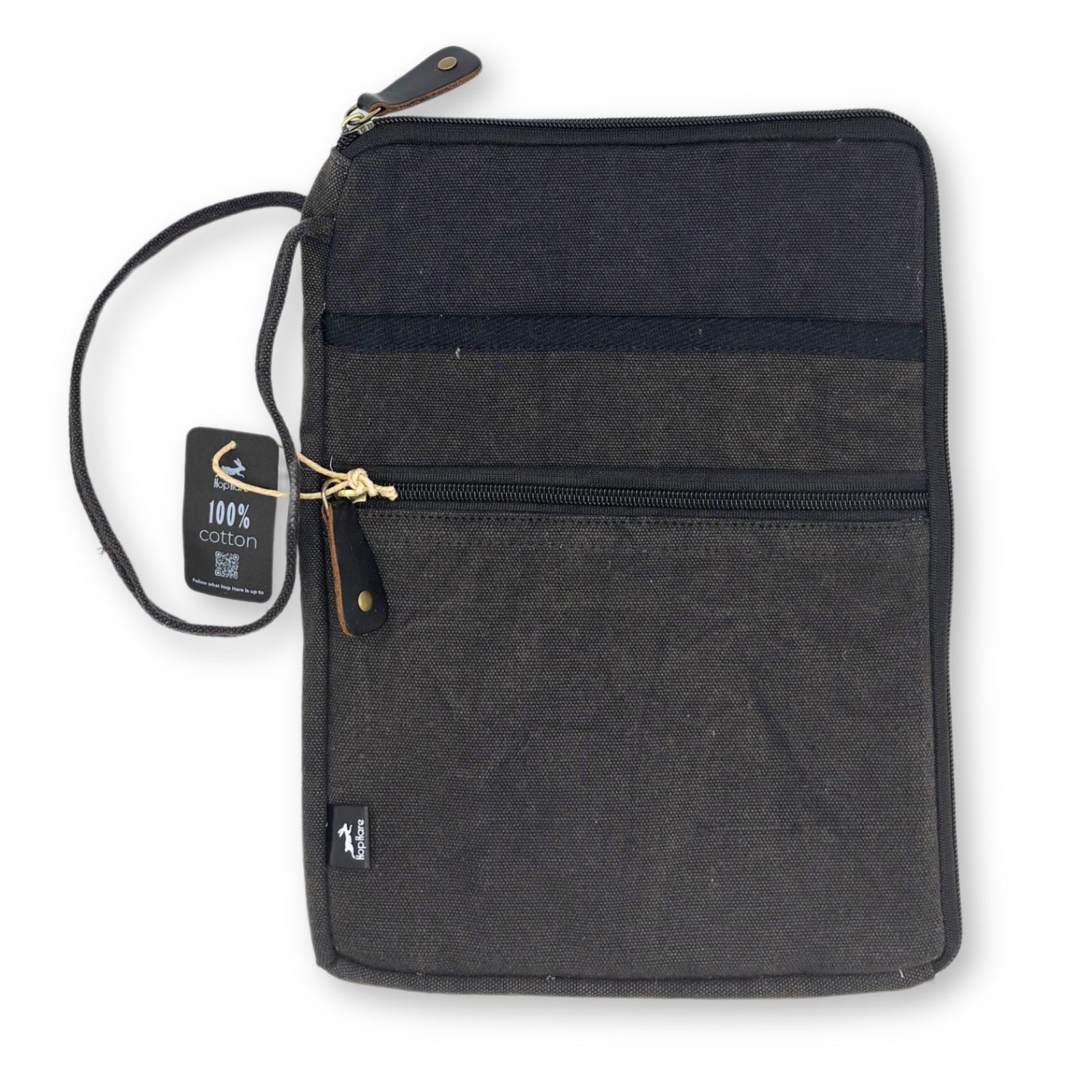 Stonewashed Antracitové Puzdro na Tablet Stonewashed Plátené Puzdro na Tablet Antracit