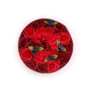 Passionate Classic Red Rose Soap Flower Box