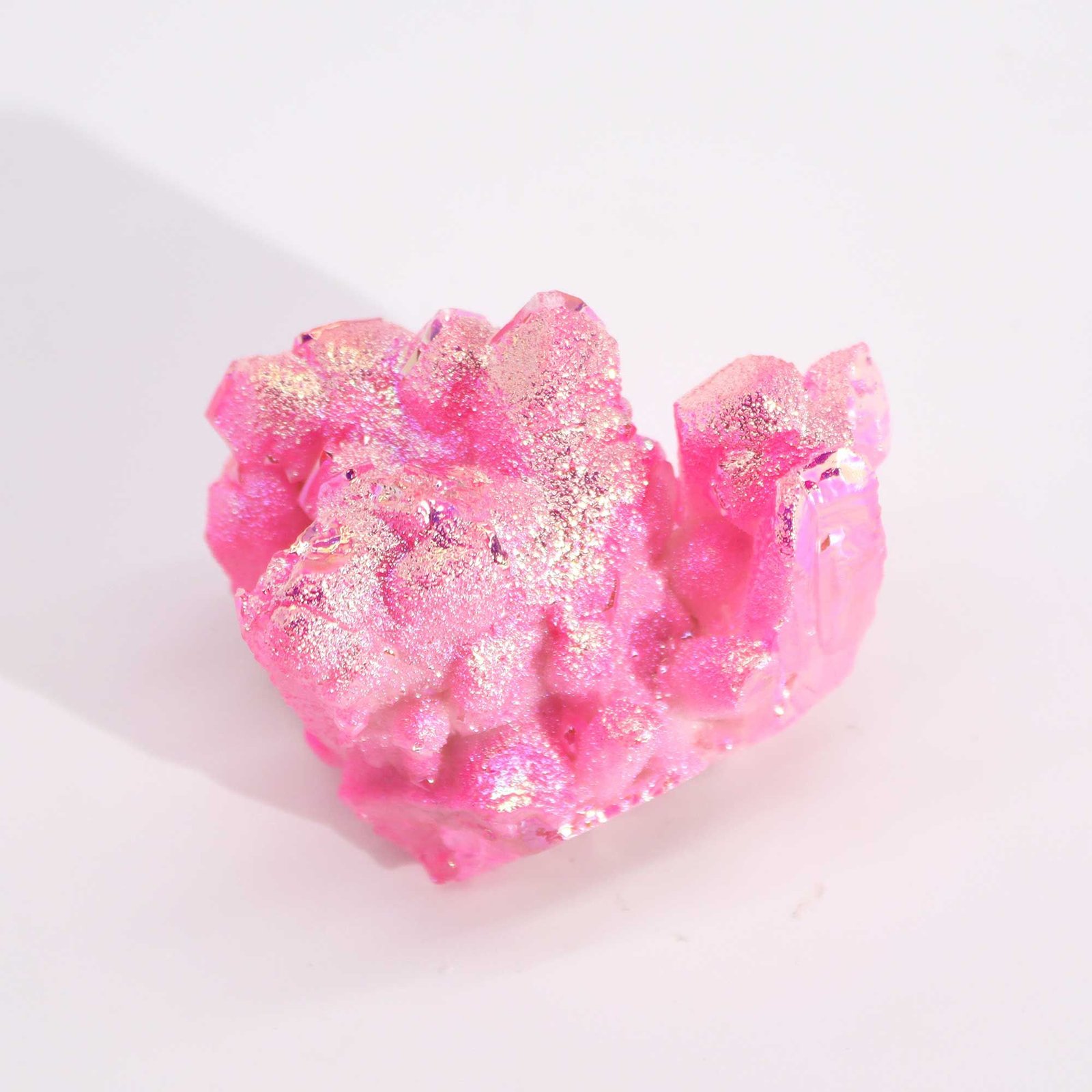 heart soothing aura cluster rose halo quartz Heart Soothing Aura Cluster Rose Halo Quartz - Image 2