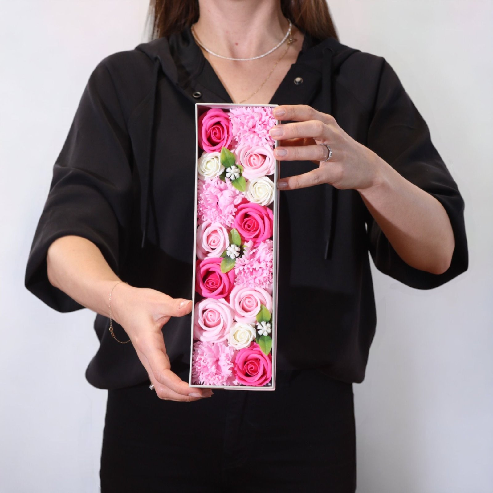 new arrival soap flower gift box pink New Arrival Soap Flower Gift Box Pink - Image 5