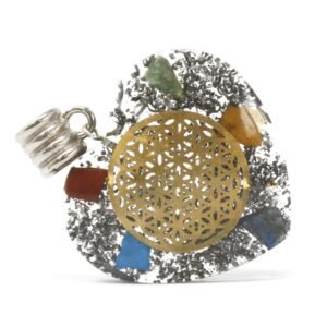 Heart-Centred Chakra Orgonite Pendant Seven Stones
