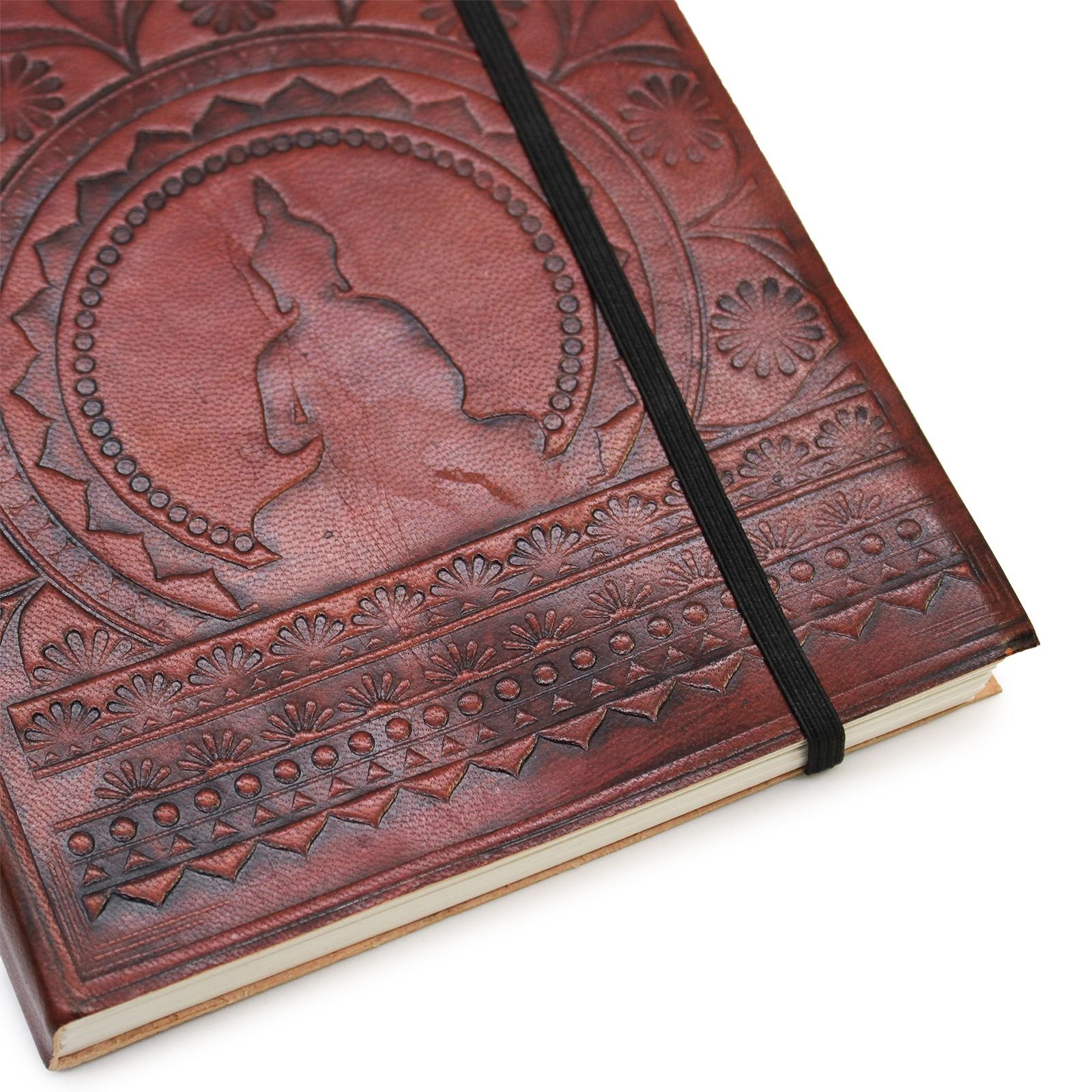 mindful journey leather notebook tibetan mandala Mindful Journey Leather Notebook Tibetan Mandala - Image 2