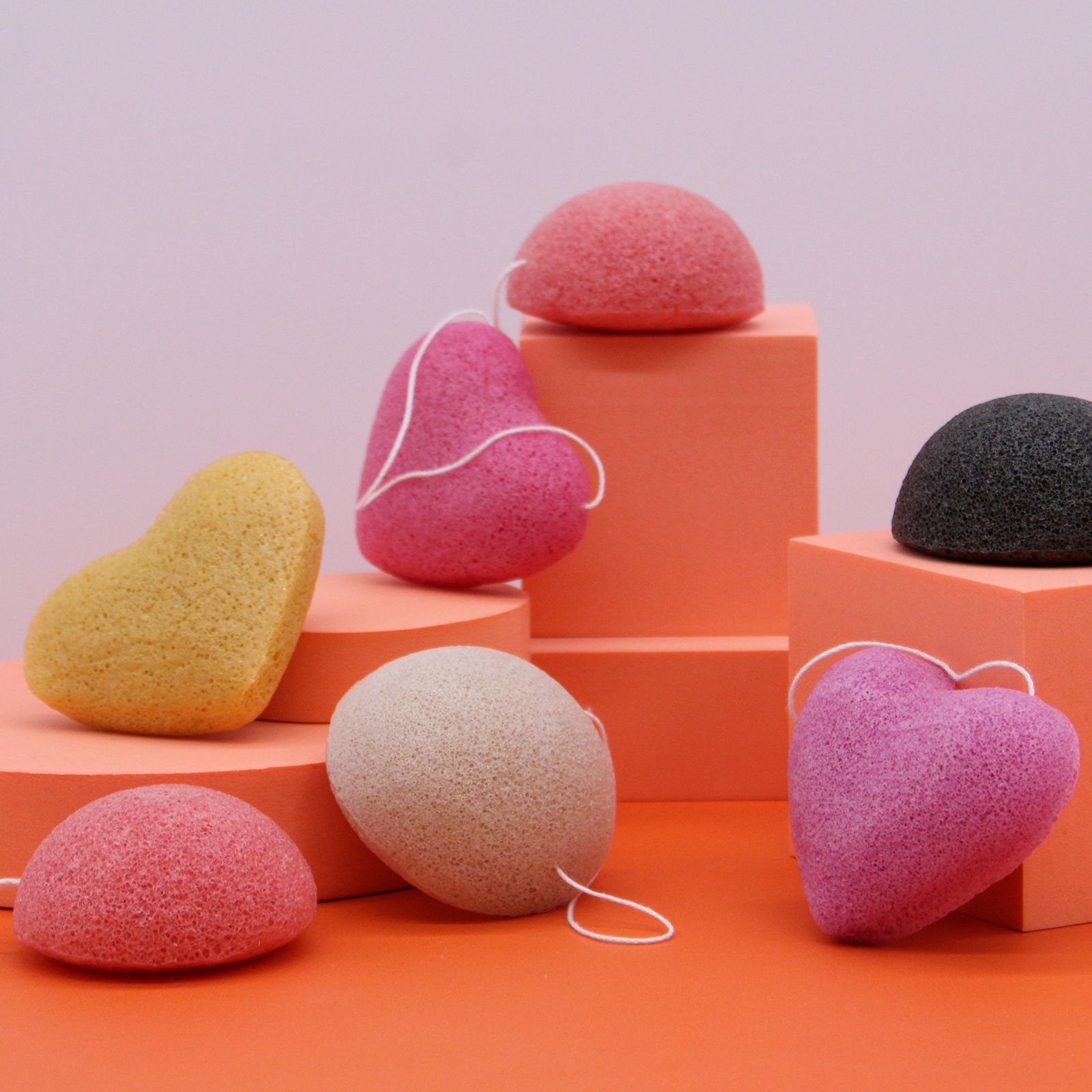 soothing heart konjac sponge rose infused Soothing Heart Konjac Sponge Rose Infused - Image 3