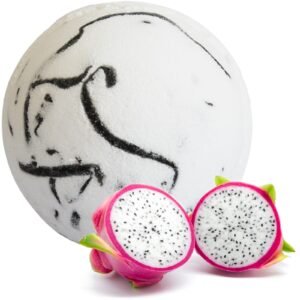 Exotic Tropical Bath Bomb with Dragon Fruit