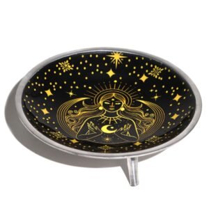 Divine Feminine Enamel Offering Plate Goddess