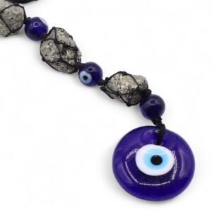 Abundance Protection Hanging Pendant Pyrite Evil Eye