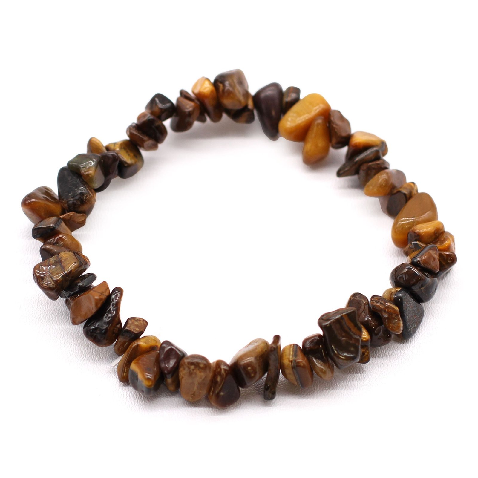 grounding energy chipstone bracelet tiger eye Grounding Energy Chipstone Bracelet Tiger Eye