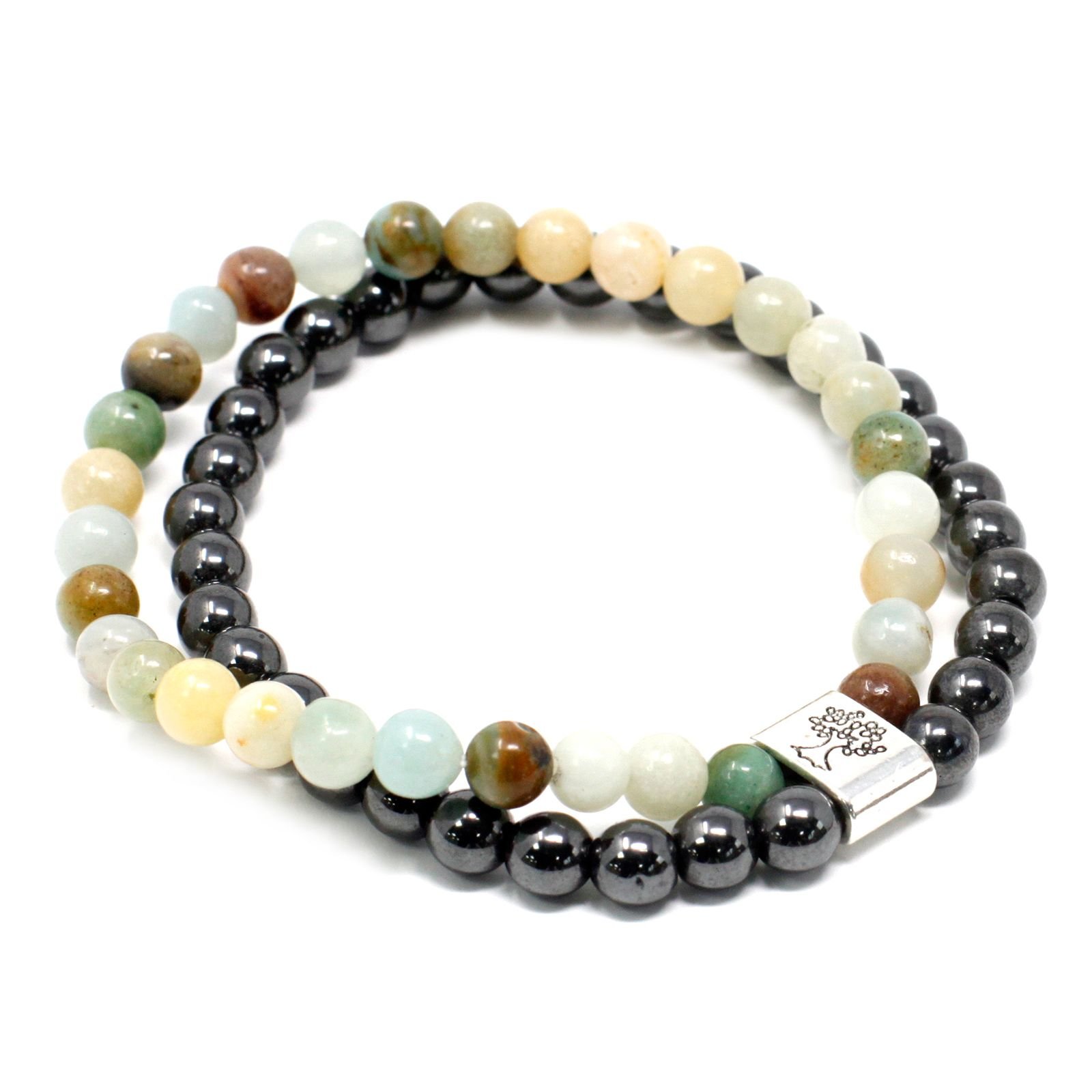 calm waves magnetic bracelet amazonite Calm Waves Magnetic Bracelet Amazonite - Image 2