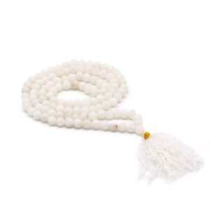 Purifying Clarity Meditation Mala White Quartz