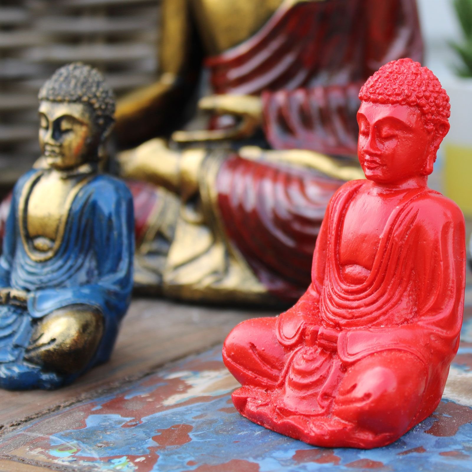 soothing matte mini buddha resin statue Soothing Matte Mini Buddha Resin Statue - Image 6