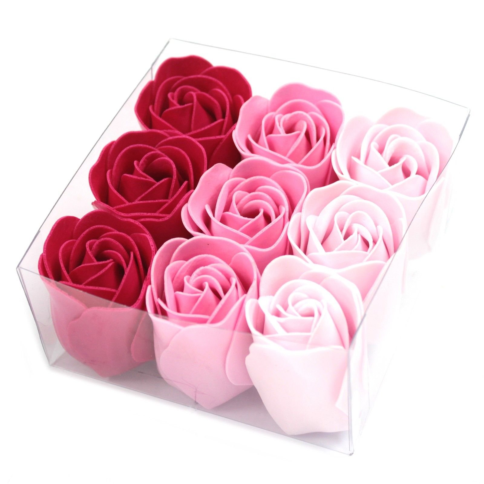 gentle bath soap flower set pink roses Gentle Bath Soap Flower Set Pink Roses - Image 4