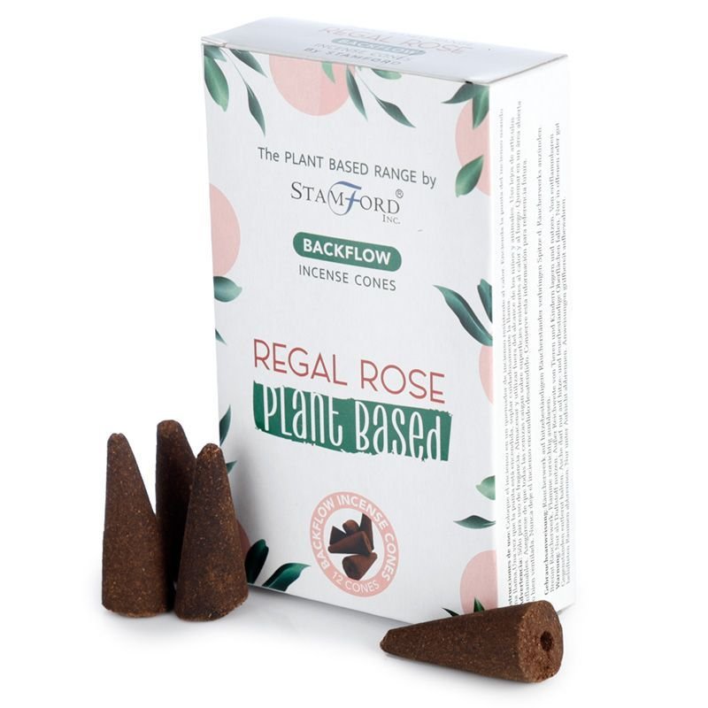 romantic backflow incense cones regal rose Romantic Backflow Incense Cones Regal Rose