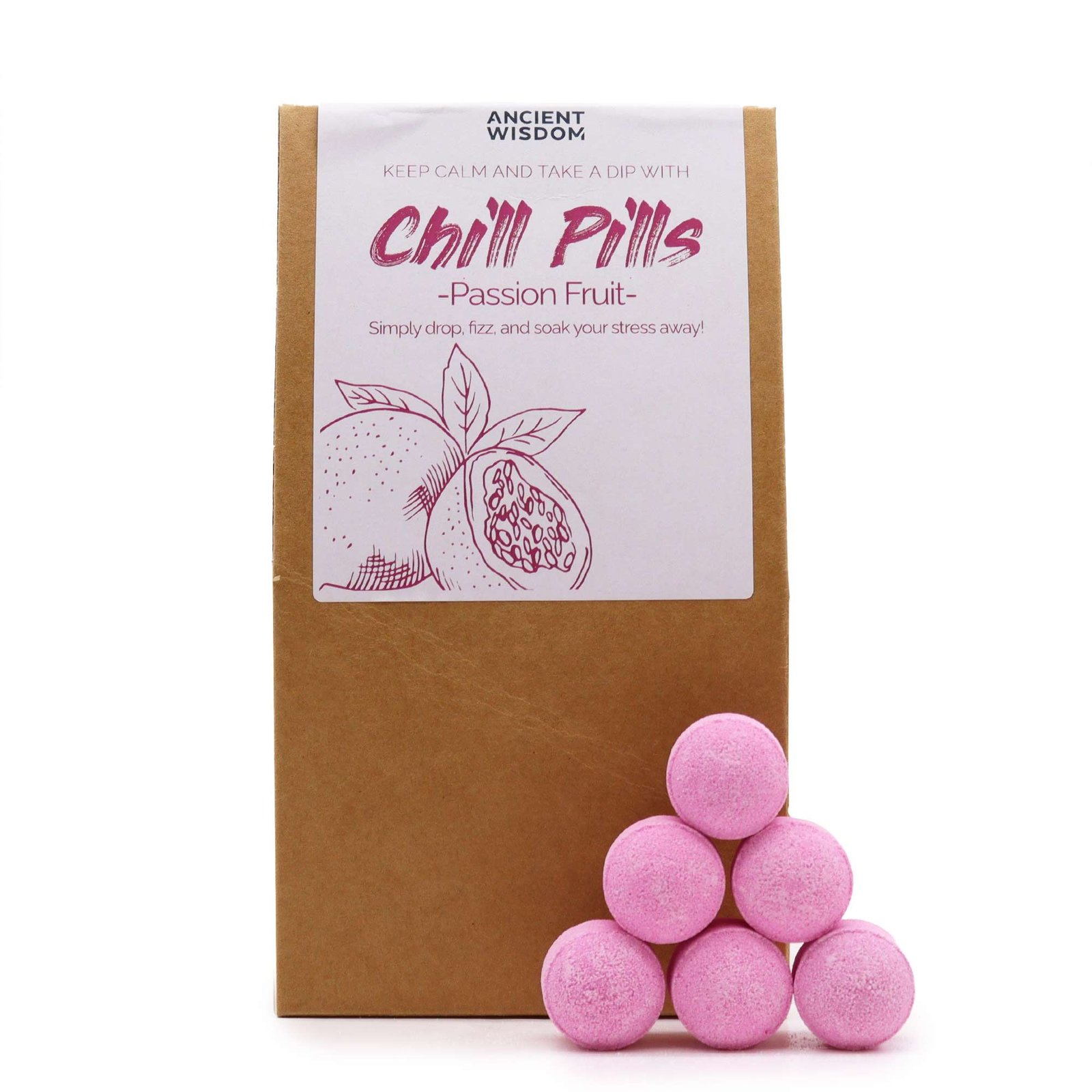 vibrant bath chill pills passion fruit Vibrant Bath Chill Pills Passion Fruit