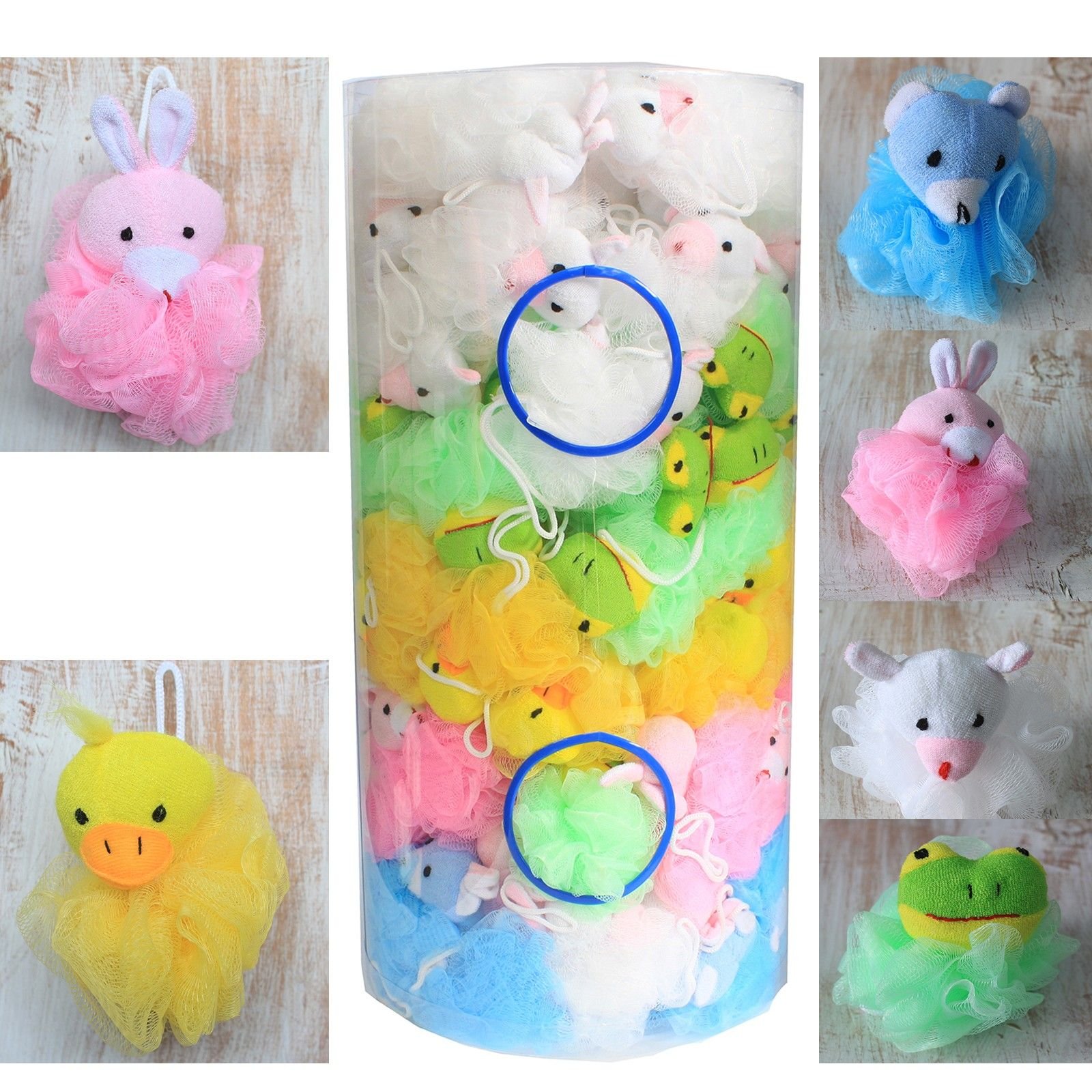 playful comfort bath scrunchie set cotton Playful Comfort Bath Scrunchie Set Cotton - Image 2