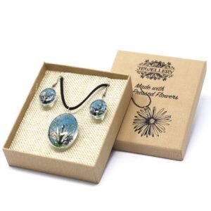 Mystic Tree of Life Teal Floral Jewelry