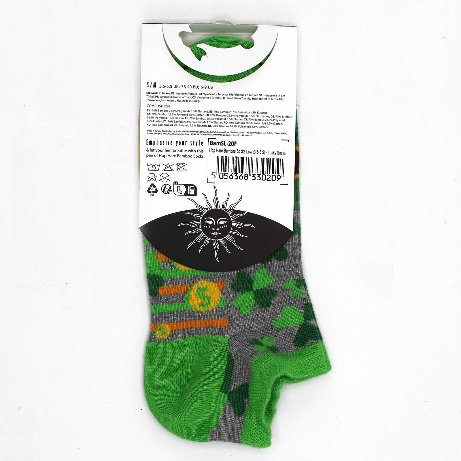 lucky low bamboo socks subtle charm design Lucky Low Bamboo Socks Subtle Charm Design - Image 3