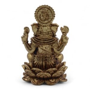 Wisdom Path Miniature Statue Brass Ganesha