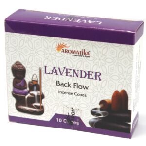 Calming Backflow Incense Cones Lavender Bliss