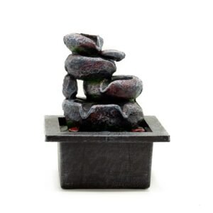 Calming Tabletop Fountain with Cascading Pots