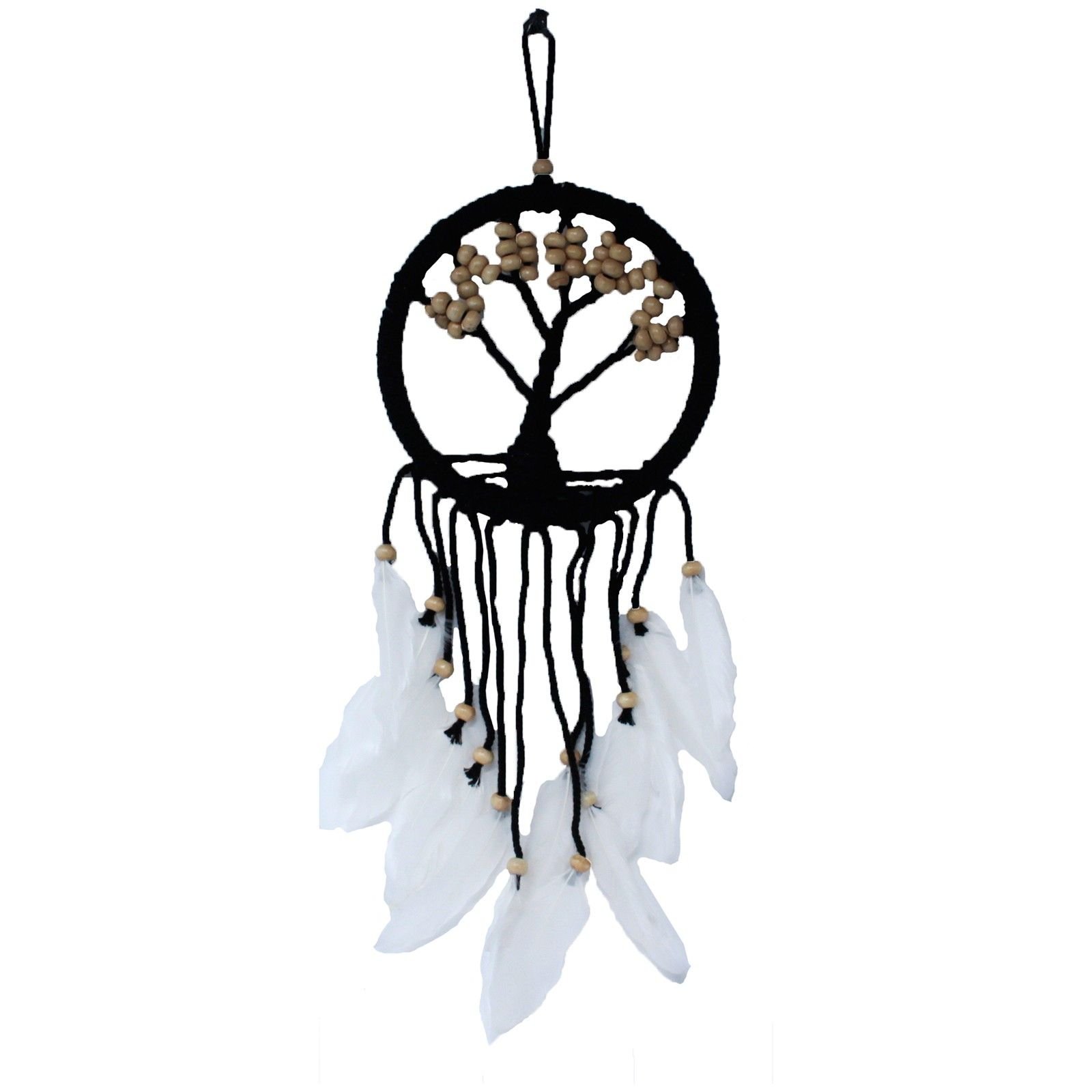 calming night macramé dreamcatcher tree of life 16cm Calming Night Macramé Dreamcatcher Tree of Life 16cm - Image 7