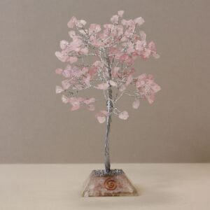 Loving Calm Gemstone Tree Rose Quartz