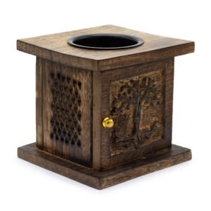 Grounding Harmony Mango Wood Tree Oil Burner