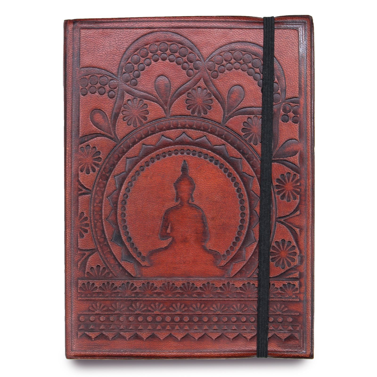 mindful sketch notebook tibetan mandala leather Mindful Sketch Notebook Tibetan Mandala Leather