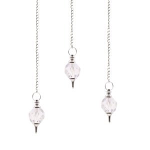Clarity Amplifying Faceted Pendulum Rock Quartz