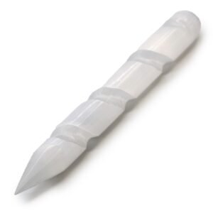 Guided Flow Spiral Selenite Wand 16cm