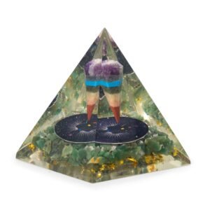 Renewing Balance Orgonite Pyramid Green Aventurine