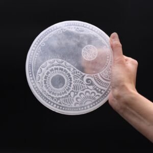 Energy Harmonising Selenite Charging Plate Feng Shui