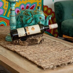 Textured Balance Table Runner Water Hyacinth