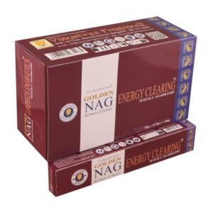 Energy Clearing Incense Sticks Golden Nag