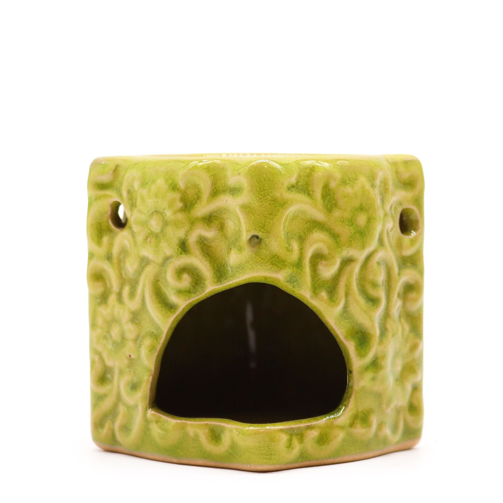 gentle bloom square ceramic oil burner Gentle Bloom Square Ceramic Oil Burner - Image 3