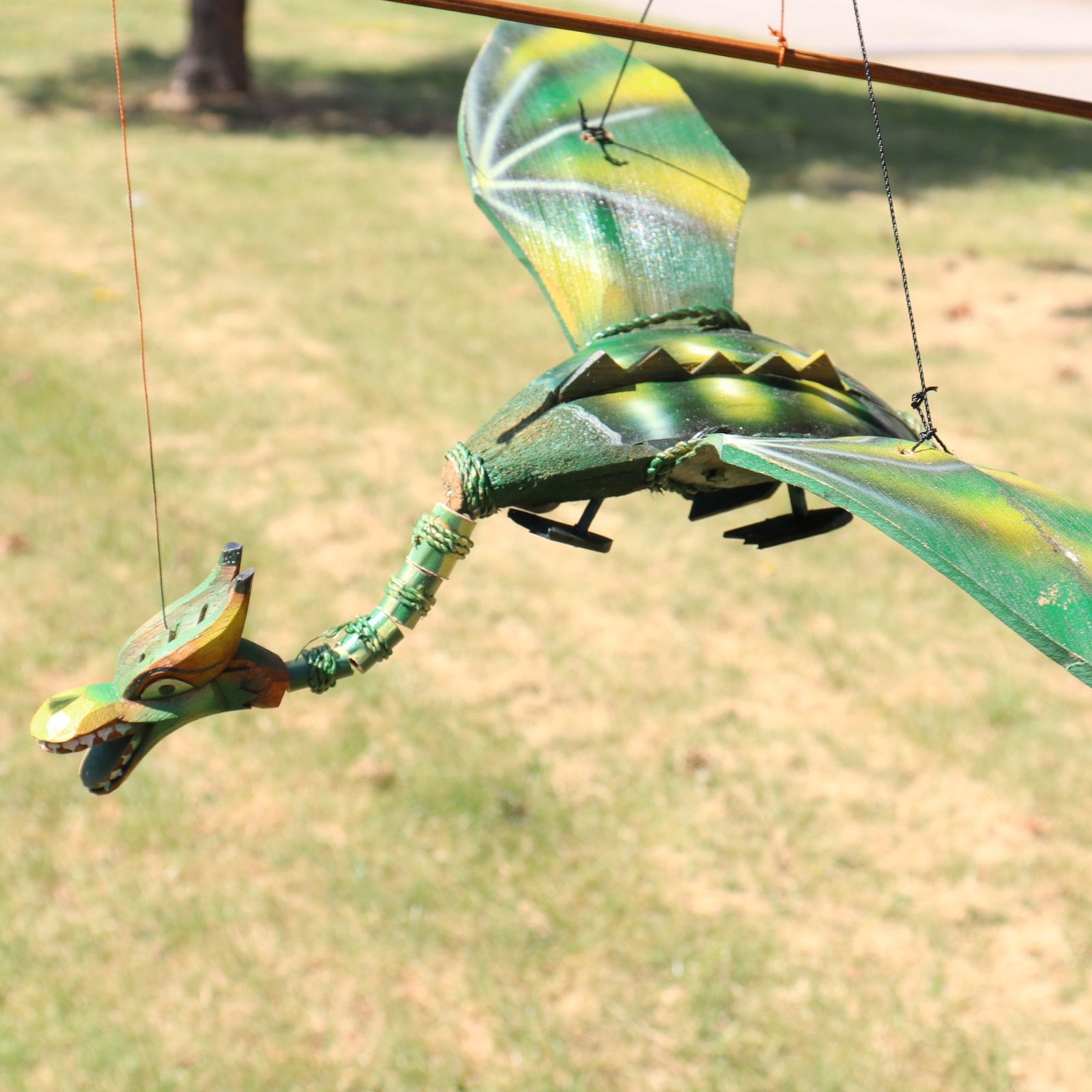 whimsical garden dragon mobile green coconut Whimsical Garden Dragon Mobile Green Coconut - Image 2