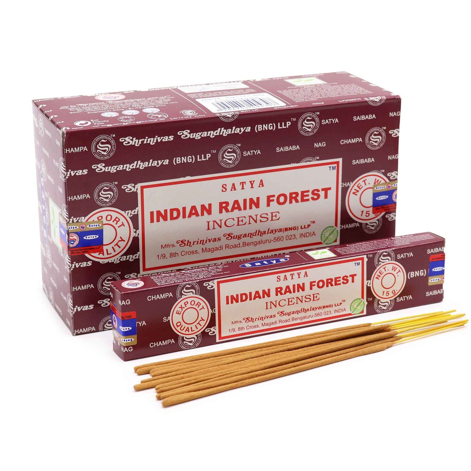 Vonné tyčinky Očistný les Indian Rainforest Vonné tyčinky Očistný les Indian Rainforest