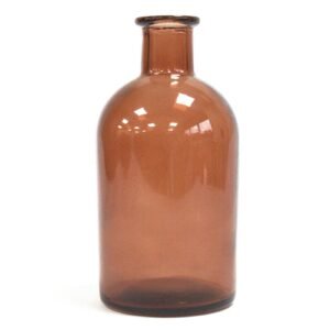 Vintage Glow Reed Diffuser Bottle Amber Glass