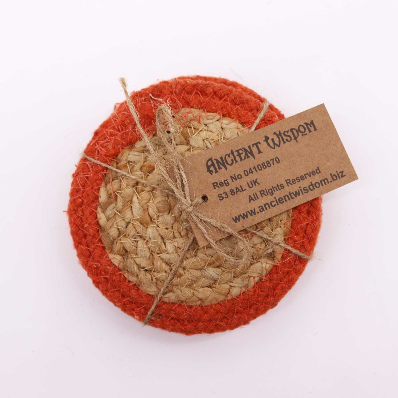 warm boho coaster set jute cotton clay Warm Boho Coaster Set Jute Cotton Clay - Image 2