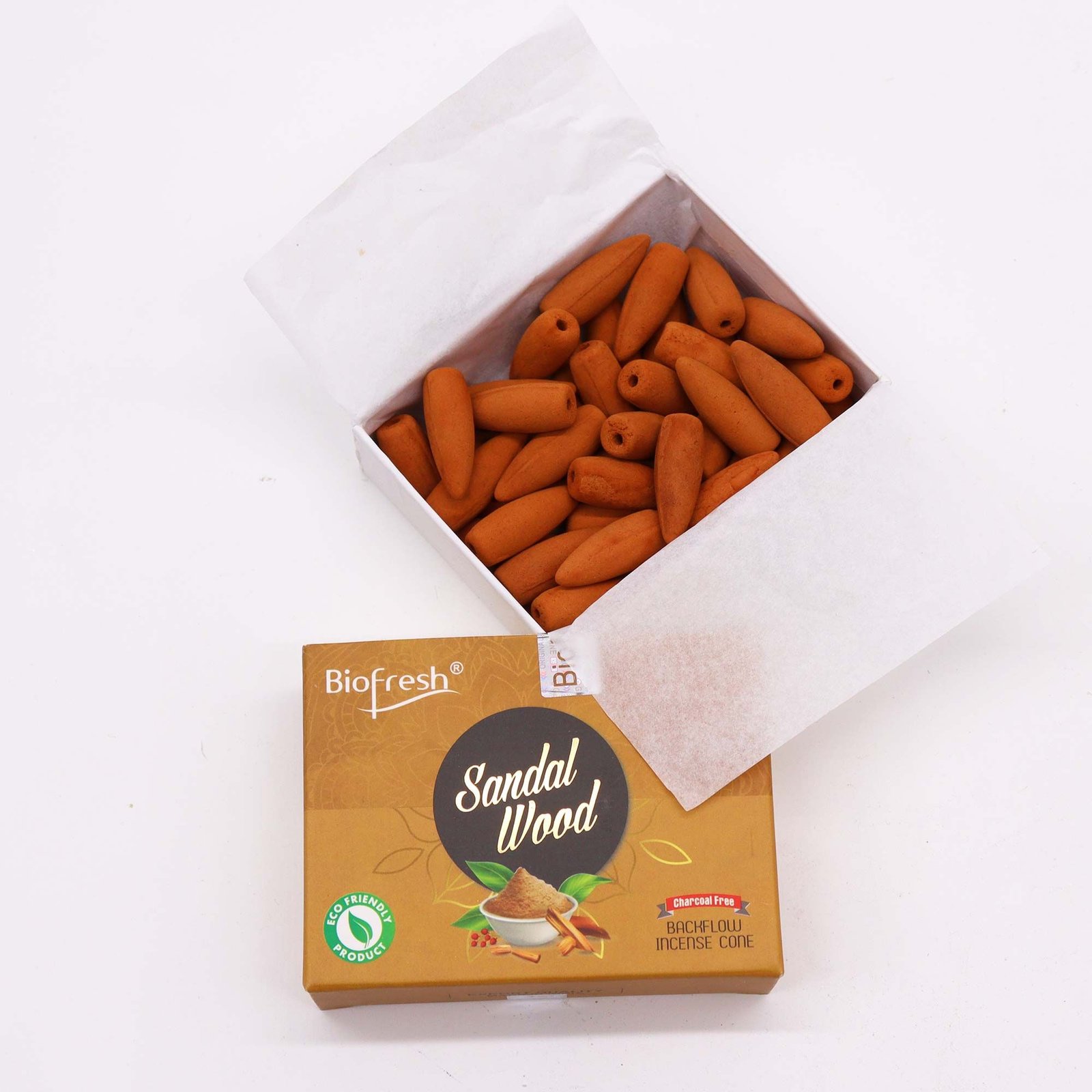 grounding backflow incense cones sandalwood Grounding Backflow Incense Cones Sandalwood - Image 2