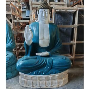 Balancing Thai Buddha Statue Turquoise Stone