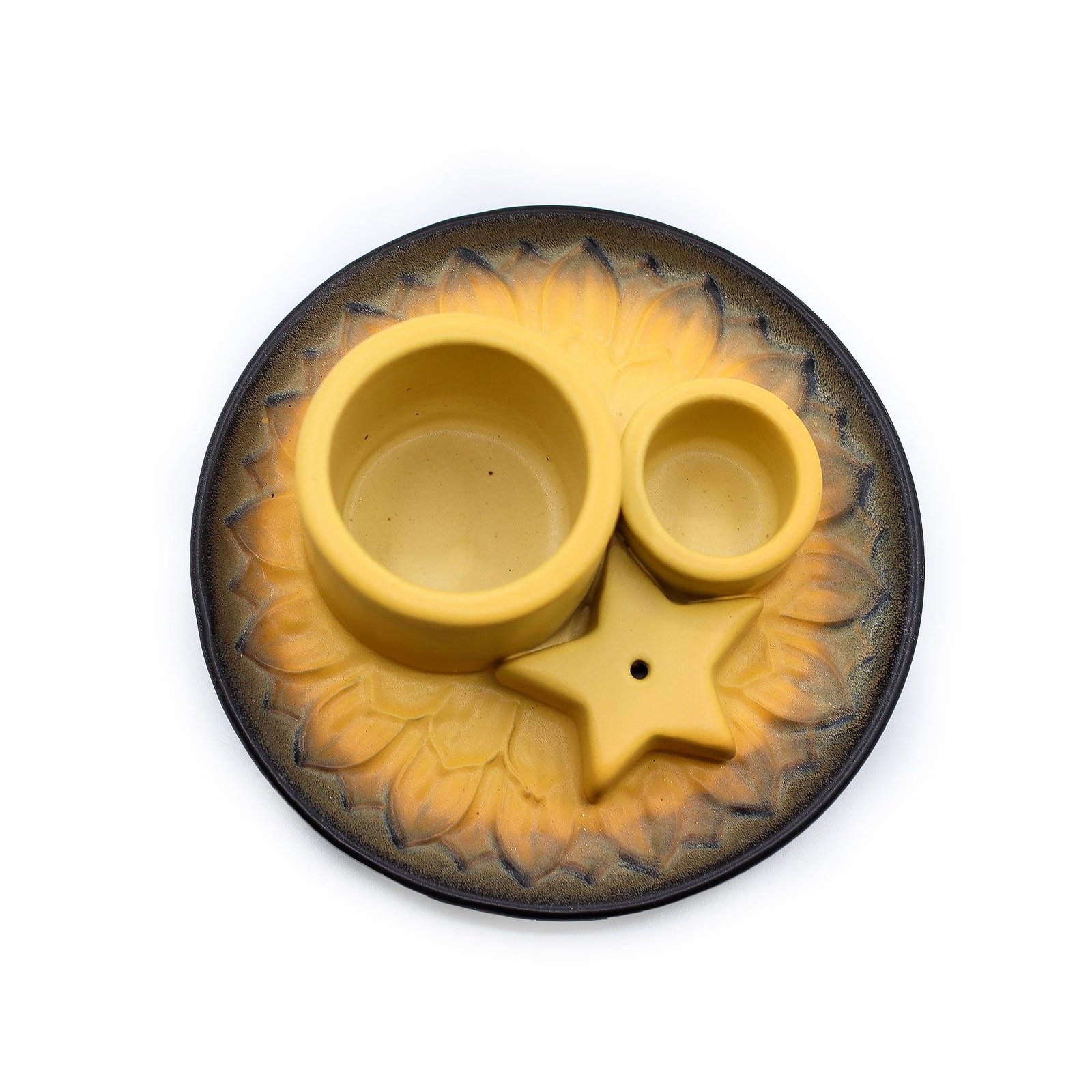 grounding mandala palo santo smudge holder sand Grounding Mandala Palo Santo Smudge Holder Sand - Image 3