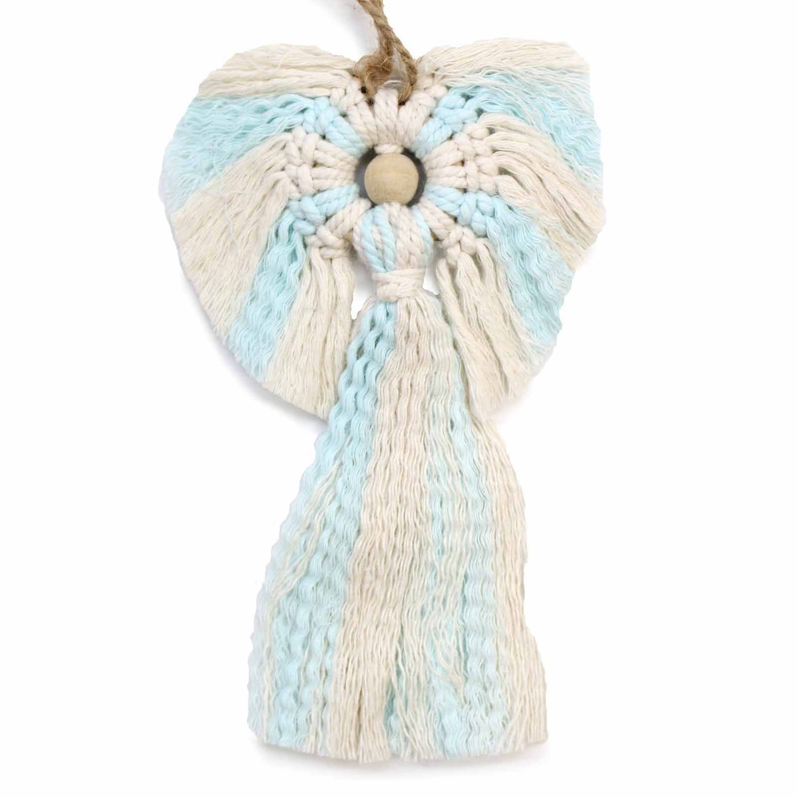 gentle guardian macrame angel baby boy Gentle Guardian Macrame Angel Baby Boy