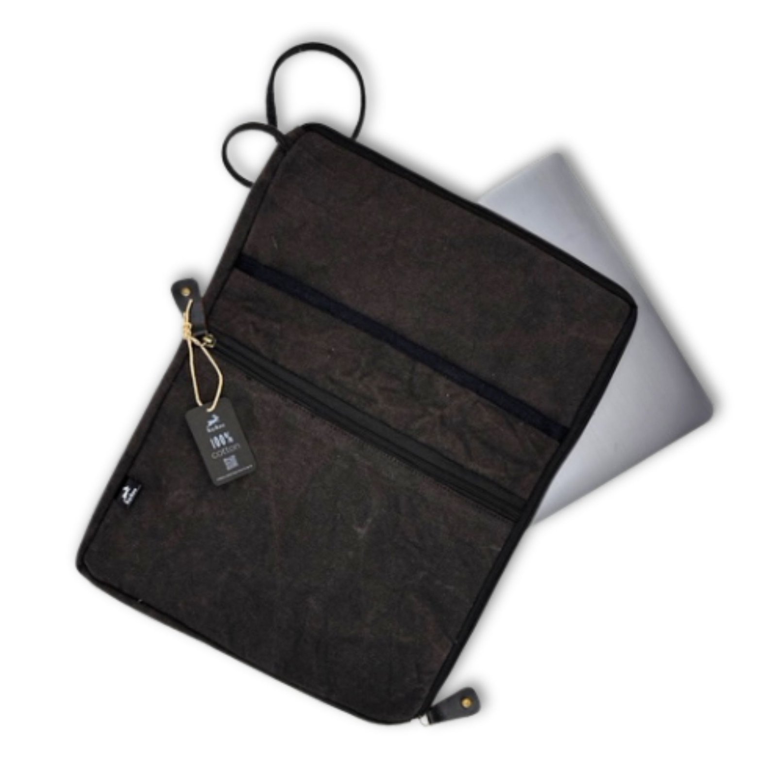 Stonewashed Veľké Antracitové Puzdro na Notebook Stonewashed Veľké Puzdro na Notebook Antracit – Obrázok 3