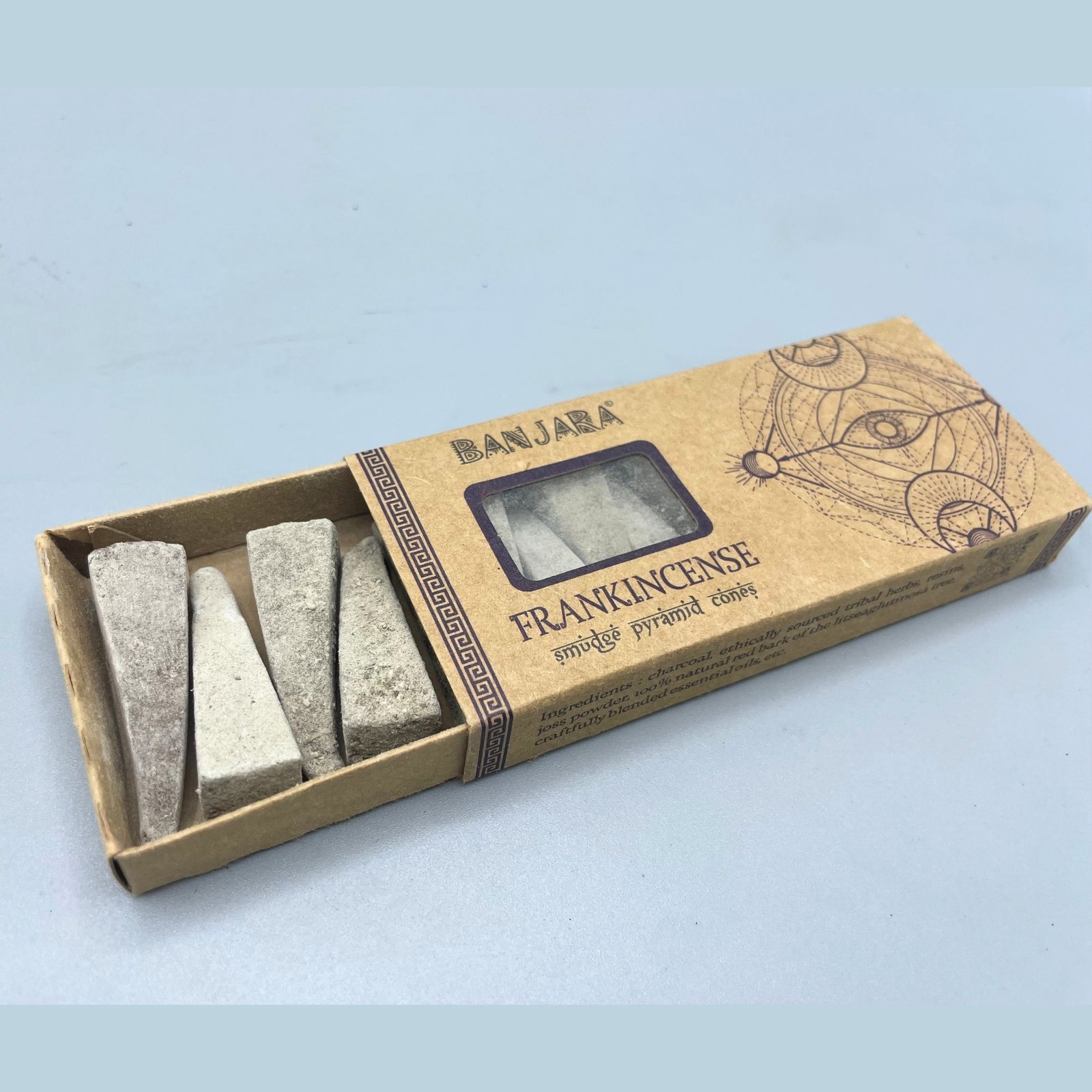 sacred clarity smudge pyramid cones frankincense Sacred Clarity Smudge Pyramid Cones Frankincense - Image 3