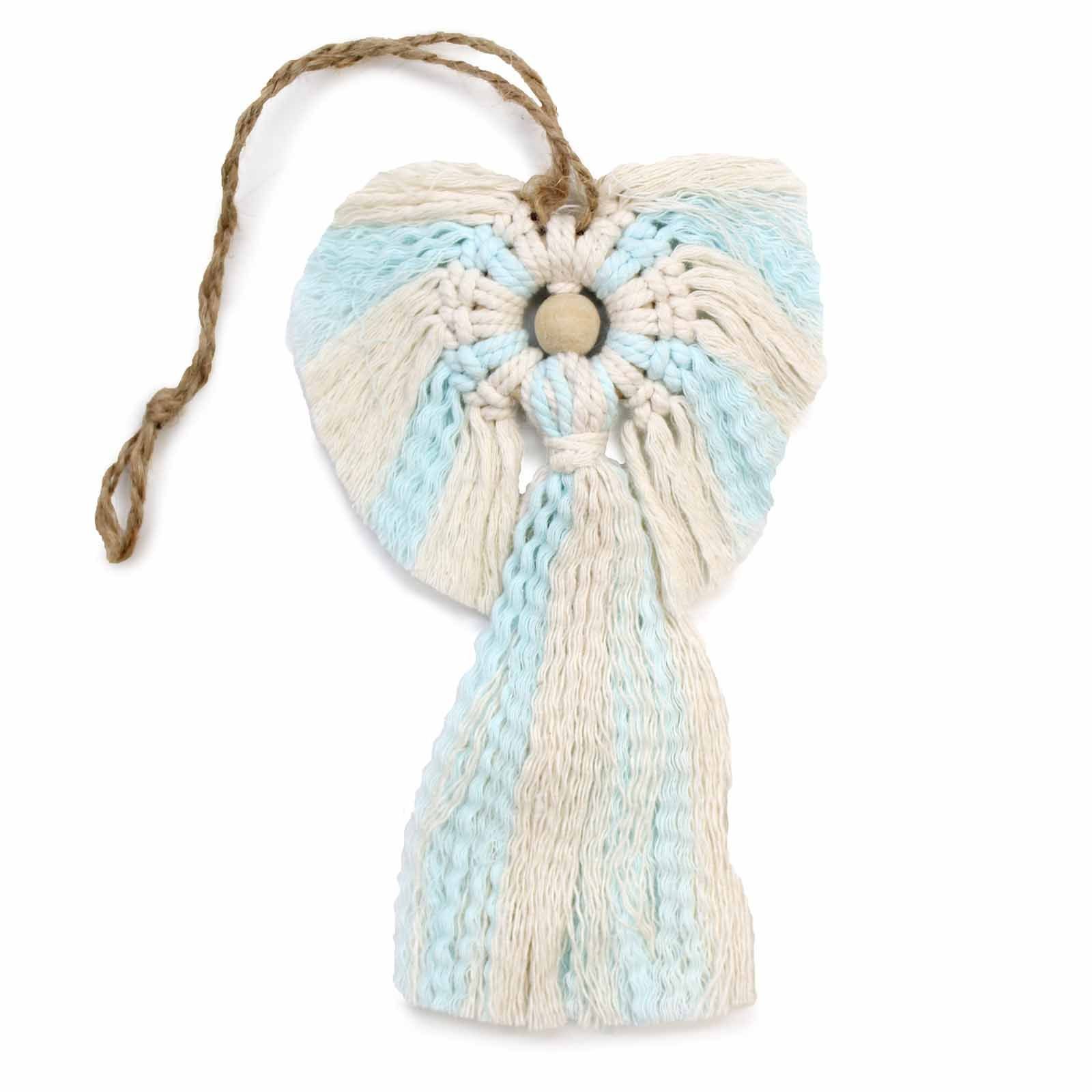 gentle guardian macrame angel baby boy Gentle Guardian Macrame Angel Baby Boy - Image 2