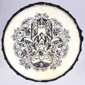 Protective Hamsa Wide Top Djembe Drum