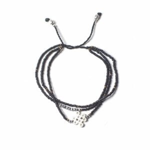 Grounded Focus Temple String Bracelet Black