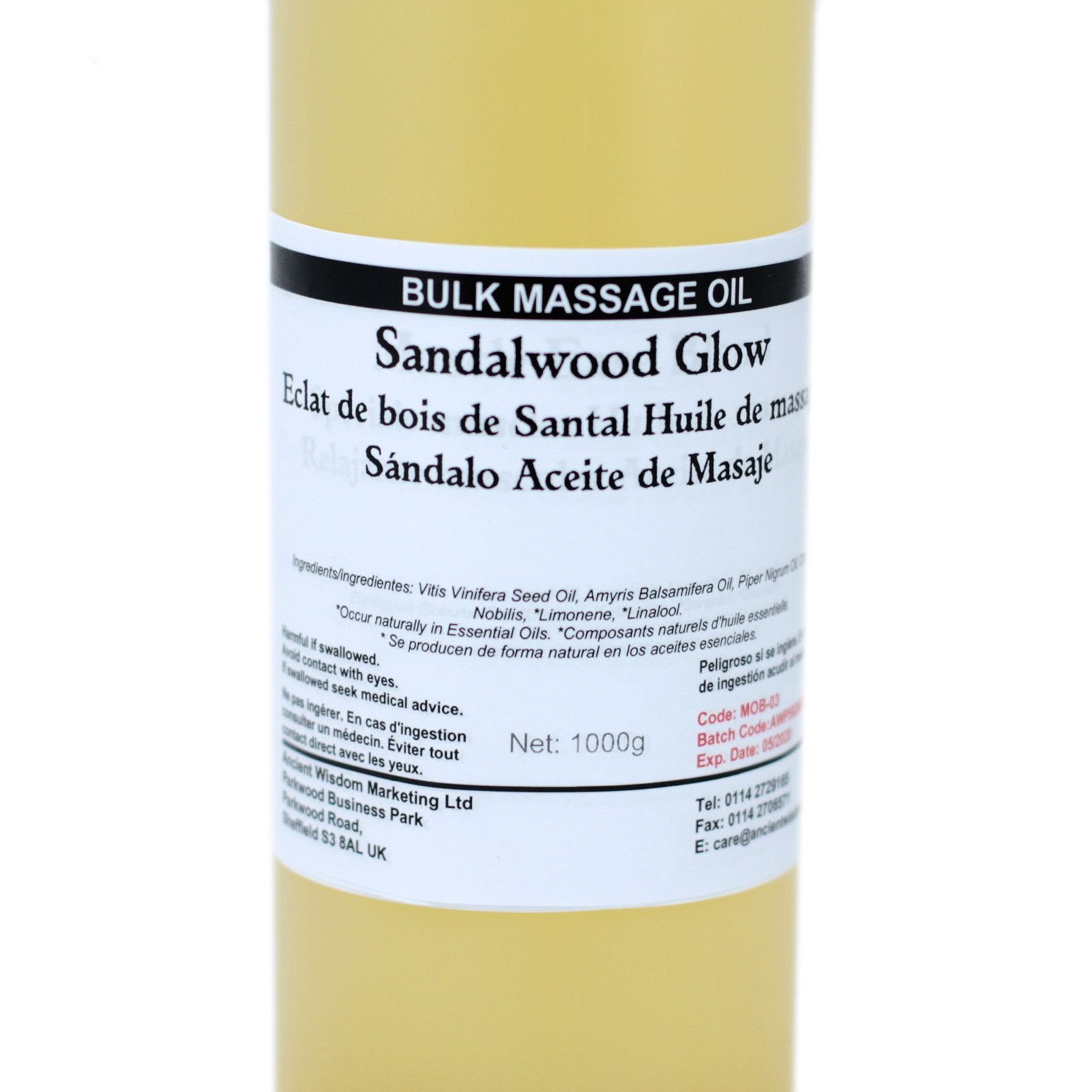 Vyživujúci masážny olej Sandalwood Glow Vyživujúci masážny olej na telo Sandalwood Glow – Obrázok 2